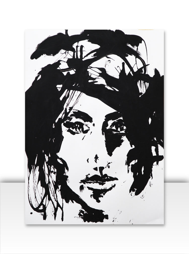 Back to Black - 50x70cm