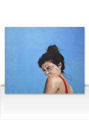 I am on a boat - 120x100cm