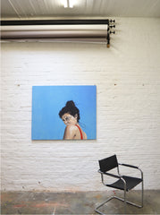I am on a boat - 120x100cm