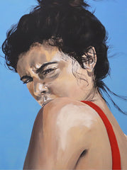 I am on a boat - 120x100cm